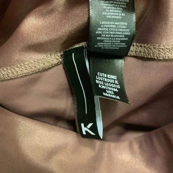 KORAL NEW Lustrous High Rise Shiny Ankle Leggings